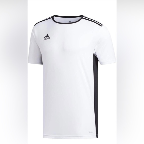 Men’s Adidas Soccer Jersey Entrada 1- White - Picture 8 of 8